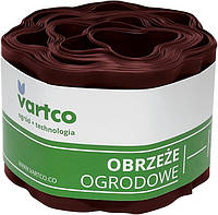 Бордюрна стрічка 20 см 9 метрів VARTCO (Польща) садова пластикова