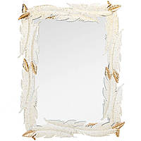 Зеркало настенное "Листья с позолотой", 100 см