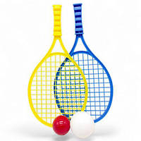 Набір для тенісу (2 ракетки і мячик) синій+ жовтий [tsi239849-ТСІ]