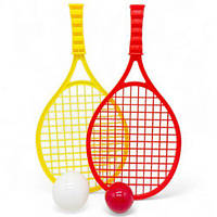 Набір для тенісу (2 ракетки і мячик) червоний+ жовтий [tsi239850-ТСІ]