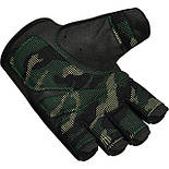 Рукавички для фітнесу RDX T2 Half Army Green M, фото 5