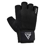 Рукавички для фітнесу RDX W1 Half Black Plus XL, фото 3