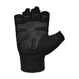 Рукавички для фітнесу RDX W1 Half Black Plus XL, фото 4