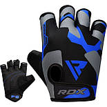 Рукавички для фітнесу RDX F6 Sumblimation Blue L, фото 4