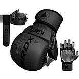 Рукавиці для ММА RDX F6 KARA Matte Black Plus L/XL (капа у комплекті), фото 7