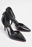 Туфли женские черного цвета р.38 180055S