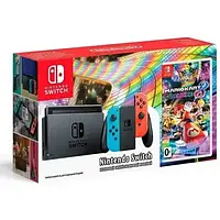 Ігрова приставка Nintendo Switch Neon Blue-Red Mario Kart 8 Deluxe Bundle