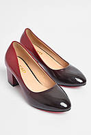 Туфли женские бордового цвета р.36 176523M