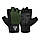 Рукавички для фітнесу RDX W1 Half Army Green Plus M, фото 2