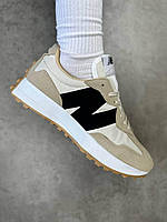 New Balance 327 Beige Black White sale sale