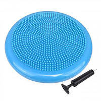 Балансировочный диск PowerPlay массажная подушка Blue (PP_4009_Blue) c