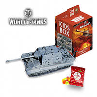 Kids box - Свитбокс Танки колекційна фігурка World of tanks жувальний мармелад з натуральним PZ, код: 6608938