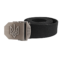 Ремень Черный Тризуб тактический Слава Украина Tactical Belt TY-6663 ТМ