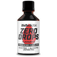 Заменитель питания BioTechUSA Zero Drops 50 ml  100 servings  Strawberry GG, код: 7595217