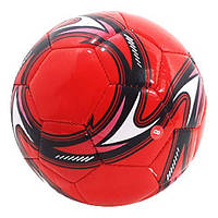 Мяч футбольный 2 лакированный красный MIC (2025) KC, код: 8408167