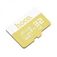 Карта памяти Hoco Micro SDHC 32gb 10 Class Жёлтый PZ, код: 8062298