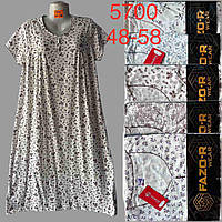 Нічна сорочка жіноча з коротким рукавом р-ри 48-58 (мікс)"SHELLY" недорого від прямого постачальника