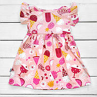 Платье Dexters мороженко короткий рукав 110 см розовый (13102291595) DH, код: 8328966