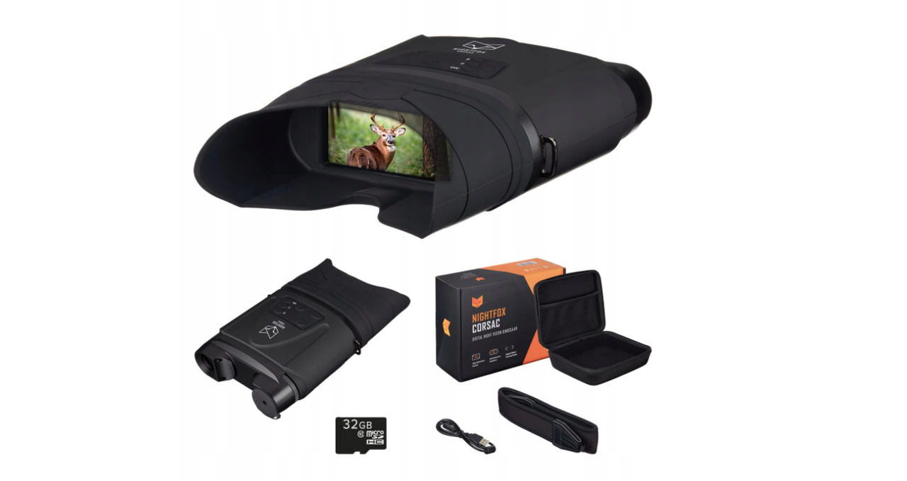 Оригінальний цифровий пристрій нічного бачення Nightfox 180 м із 3-кратним збільшенням, фото 1