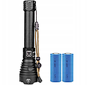 Потужний ліхтарик тактичний HECKERMANN XHP90 3000 lm LED ZOOM USB XHP90 5000mAH, фото 9
