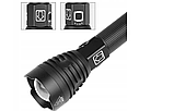 Потужний ліхтарик тактичний HECKERMANN XHP90 3000 lm LED ZOOM USB XHP90 5000mAH, фото 10