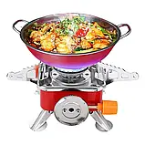 Портативна туристична газова польова плита горілка  TOURIST COOKER, фото 6