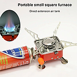 Портативна туристична газова польова плита горілка  TOURIST COOKER, фото 8