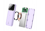 Зовнішній акумулятор  Powerbank Baseus 10000 mAh 20W фіолетовий, фото 4