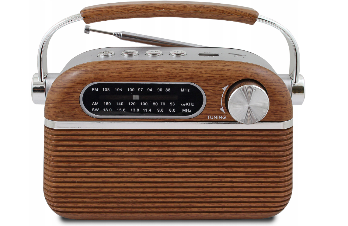 Радіоприймач Tiross TS461 від мережі та акумулятора AM, FM, SW