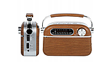 Радіоприймач Tiross TS461 від мережі та акумулятора AM, FM, SW, фото 7