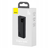 Зовнішній акумулятор Power Bank Baseus 10000MAH 2XUSB USB-C 30W QC.3.0  чорний, фото 10