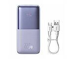 Зовнішній акумулятор  Powerbank Baseus 10000MAH 22.5W QC PD 3XUSB USB-C фіолетовий, фото 4