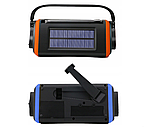 Багатофункціональне радіо QUERCUS SOLAR сонячний ліхтарик AM FM SOS Bluetooth POWERBANK 4000, фото 6