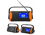 Багатофункціональне радіо QUERCUS SOLAR сонячний ліхтарик AM FM SOS Bluetooth POWERBANK 4000, фото 8