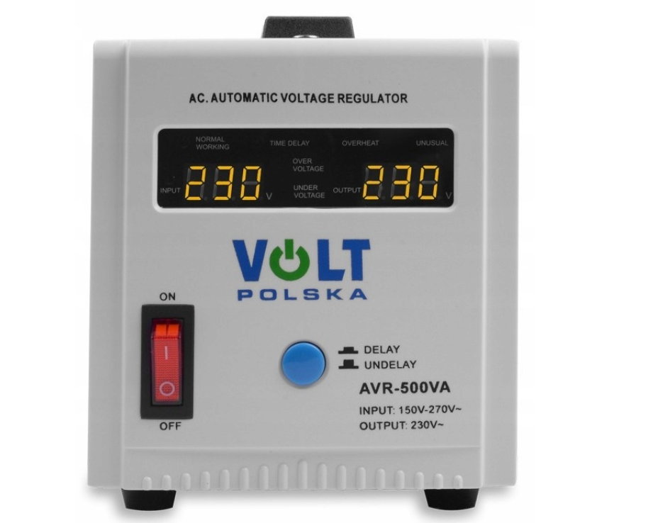 Стабілізатор напруги AVR Volt Polska 500 W ( без акумулятора)