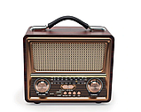 Портативное ретро радио M FM SW Retropolis Seattle Old Retro Radio Bluetooth Powerbank 1200 USB, фото 8
