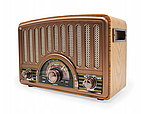 Портативне ретро радіо AM, FM, SW Retropolis Memphis Bluetooth Powerbank 1200 USB, фото 5