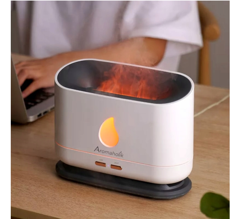Зволожувач повітря Aromaholik IGNIS LED зволожувач повітря на ефірних оліях FLAME EFFECT