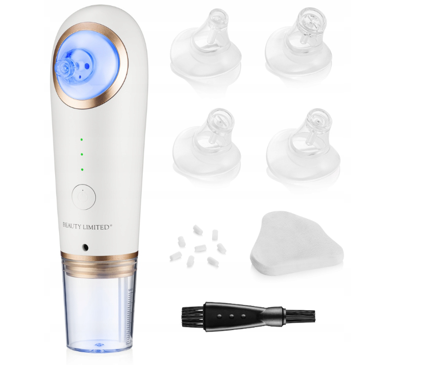 Апарат мобільний від чорних точок Beauty Limited HydraClean 10W білий Гідробразія, фото 1