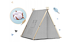 Дитячий намет сіра TIPI Nukido 740521 подушки світлодіодна лампа, фото 9