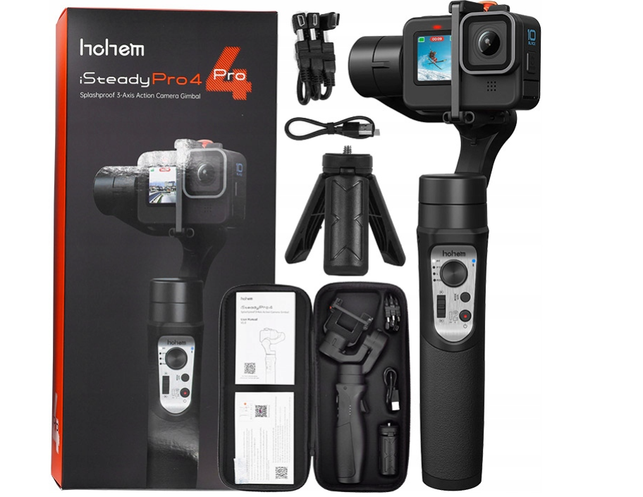Електронний стабілізатор Hohem iSteady Pro4 чорний для GOPro DJI OSMO SJCAM