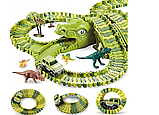 Величезна гоночна траса ТРЕК LOOP DINO MAGIC TRACK парк динозаврів 269ел., фото 4