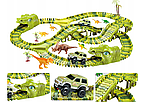 Величезна гоночна траса ТРЕК LOOP DINO MAGIC TRACK парк динозаврів 269ел., фото 6