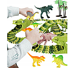 Величезна гоночна траса ТРЕК LOOP DINO MAGIC TRACK парк динозаврів 269ел., фото 7