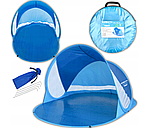 Пляжний намет парасолька SUN PRO Blue Lagoon блакитна 120 см х 190 м х 90 см, фото 3