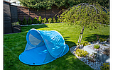 Пляжний намет парасолька SUN PRO Blue Lagoon блакитна 120 см х 190 м х 90 см, фото 5
