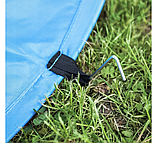 Пляжний намет парасолька SUN PRO Blue Lagoon блакитна 120 см х 190 м х 90 см, фото 7