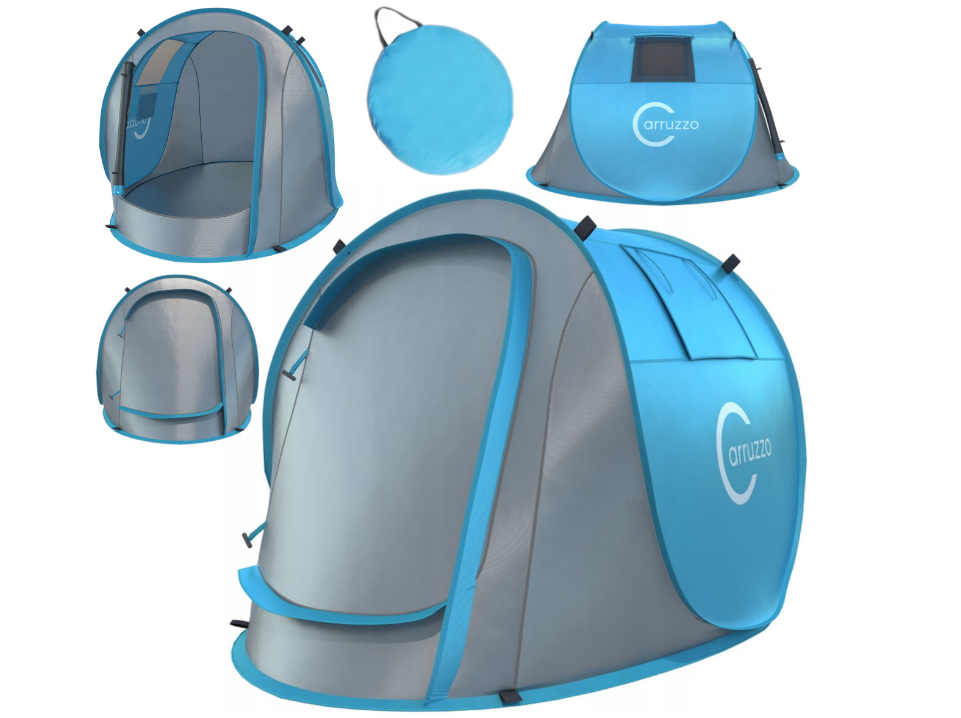 Туристичний пляжний намет тент POP-UP BEACH SCREEN Stator D488-X синій 130 см х 2.10 м х 90 D488X