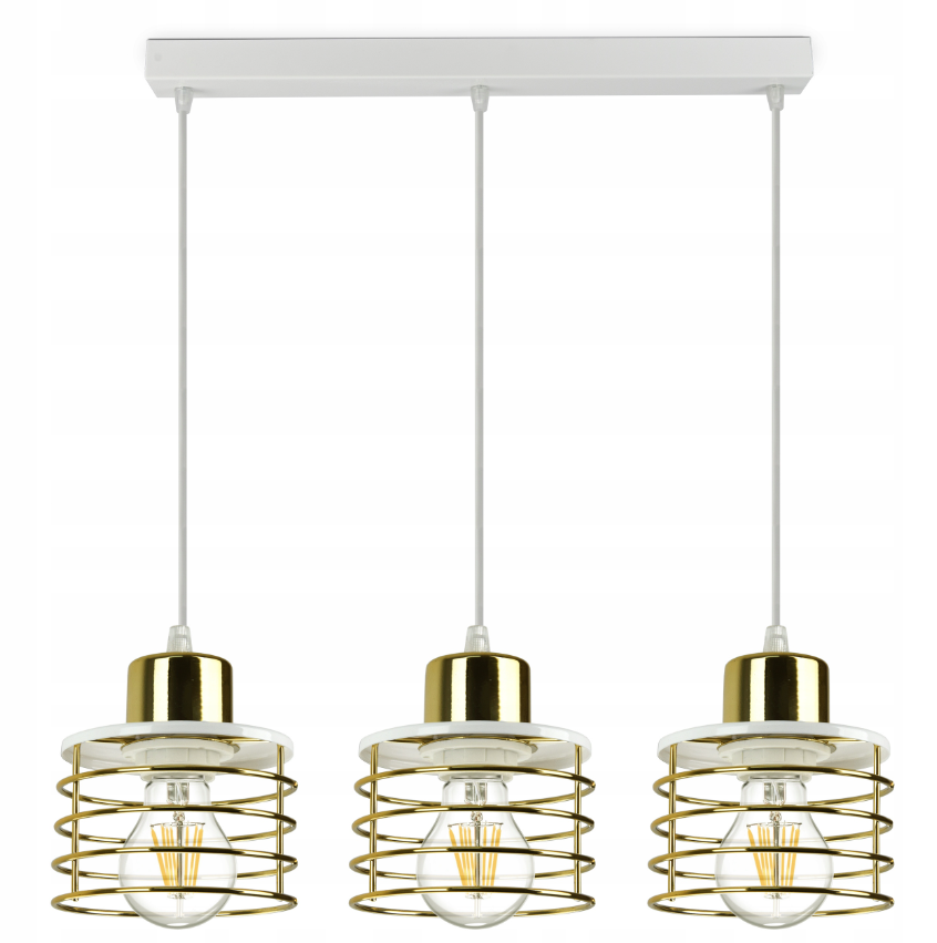 Підвісний стельовий світильник GLAMOUR Gold Chrome Copper Chandelier 947-BZ3