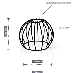 Сучасний стельовий світильник Loft Edison з регульованим кутом нахилу та напрямком світла 714-3, фото 2